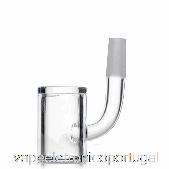 Vape Eletrônico Mj Arsenal 10mm Premium Quartzo Grande Balde Banger Prata - Meia Solda